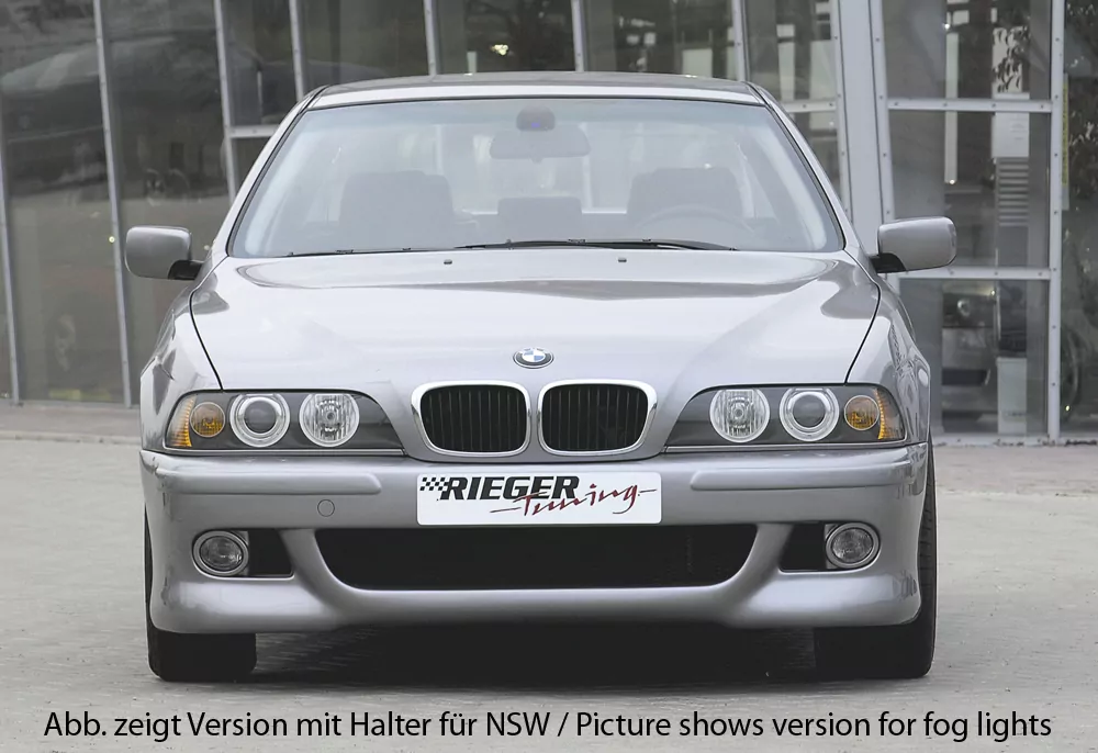 Rieger Spoilerstoßstange M5-Look für BMW 5er E39 - Lim. 12.95-12.02 carbon optik