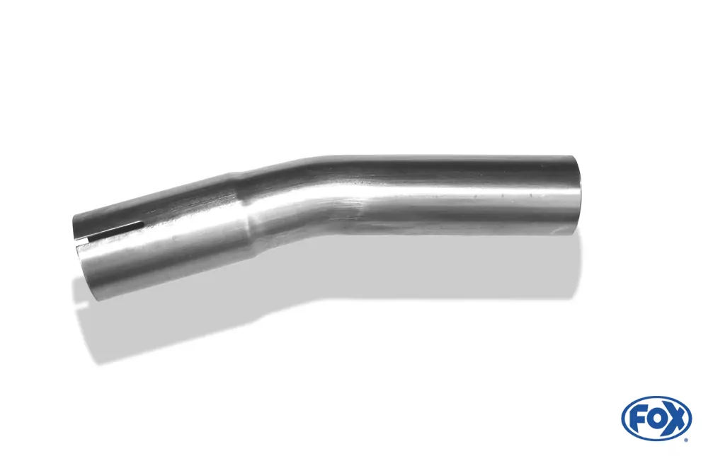 Uni-Rohrbogen 15° geweitet - d1Ø 40mm  Schenkellänge L1: ca. 105mm - Radius: 75mm