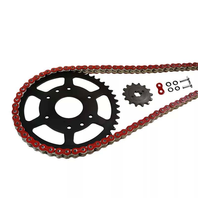 EK-Chain Kettensatz 525 MVXZ-2 für Suzuki GSX-S1000 S GT ABS M3 Modelljahr 2022- Farbe Rot