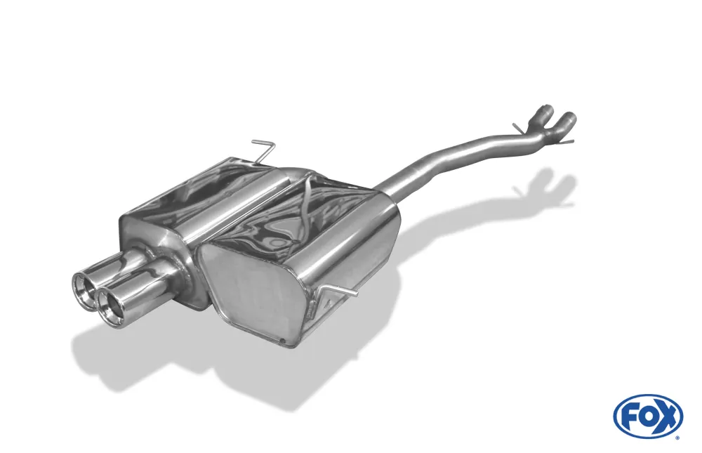 BMW Z4 E85  Endschalldämpfer inkl. Y-Verbindungsrohr 2x50mm - 2x80 Typ 13