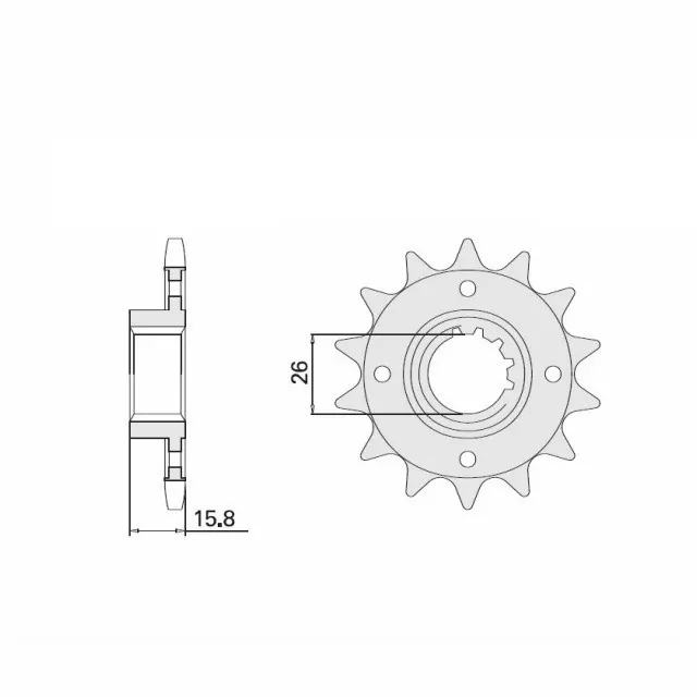 Kettensatz Teilung 525DEX für Honda VFR 750 R Typ RC30
