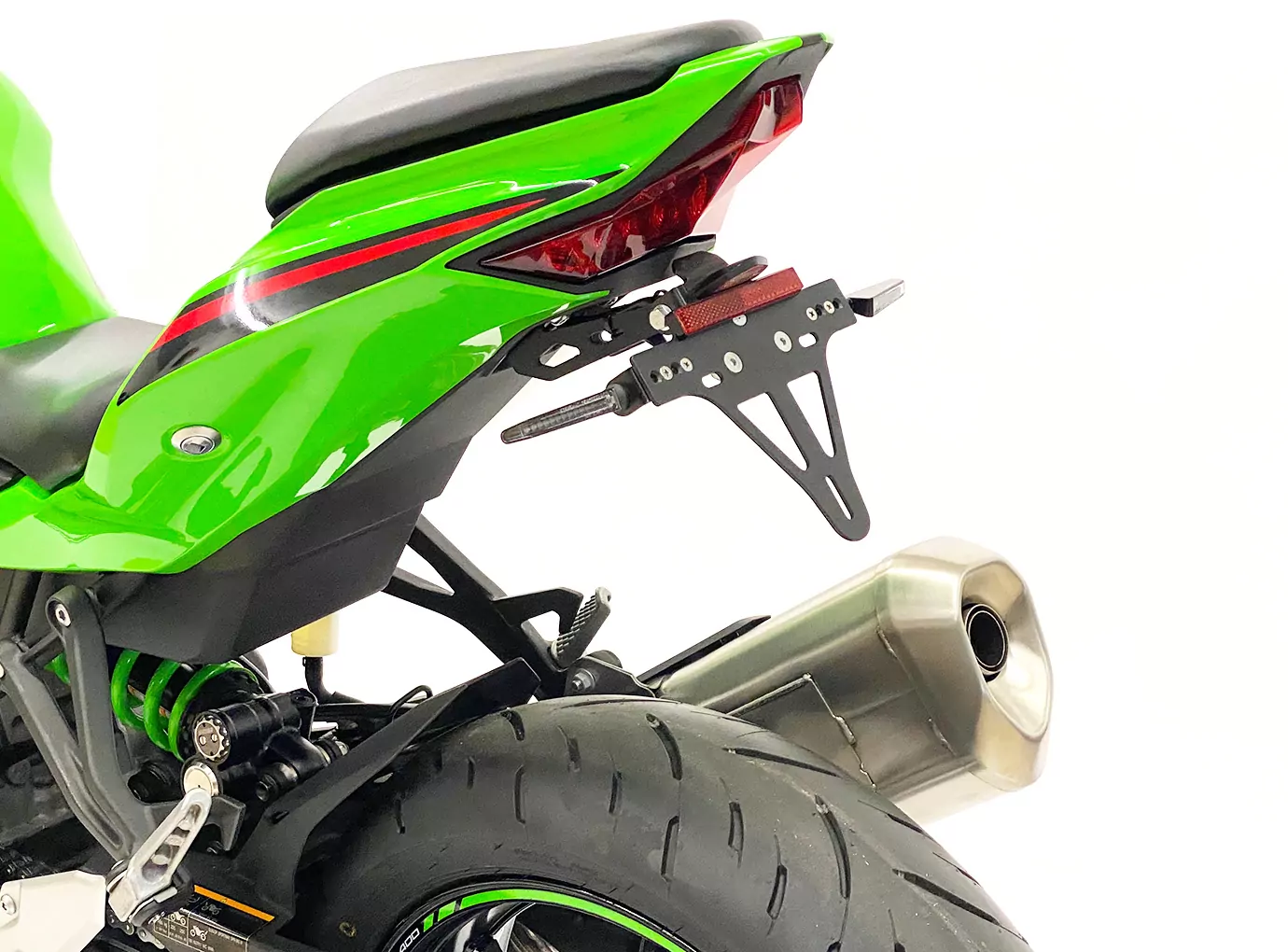 alpha Technik Kennzeichenhalter für Kawasaki Ninja ZX4-R / ZX-4RR Modelljahr 2024-