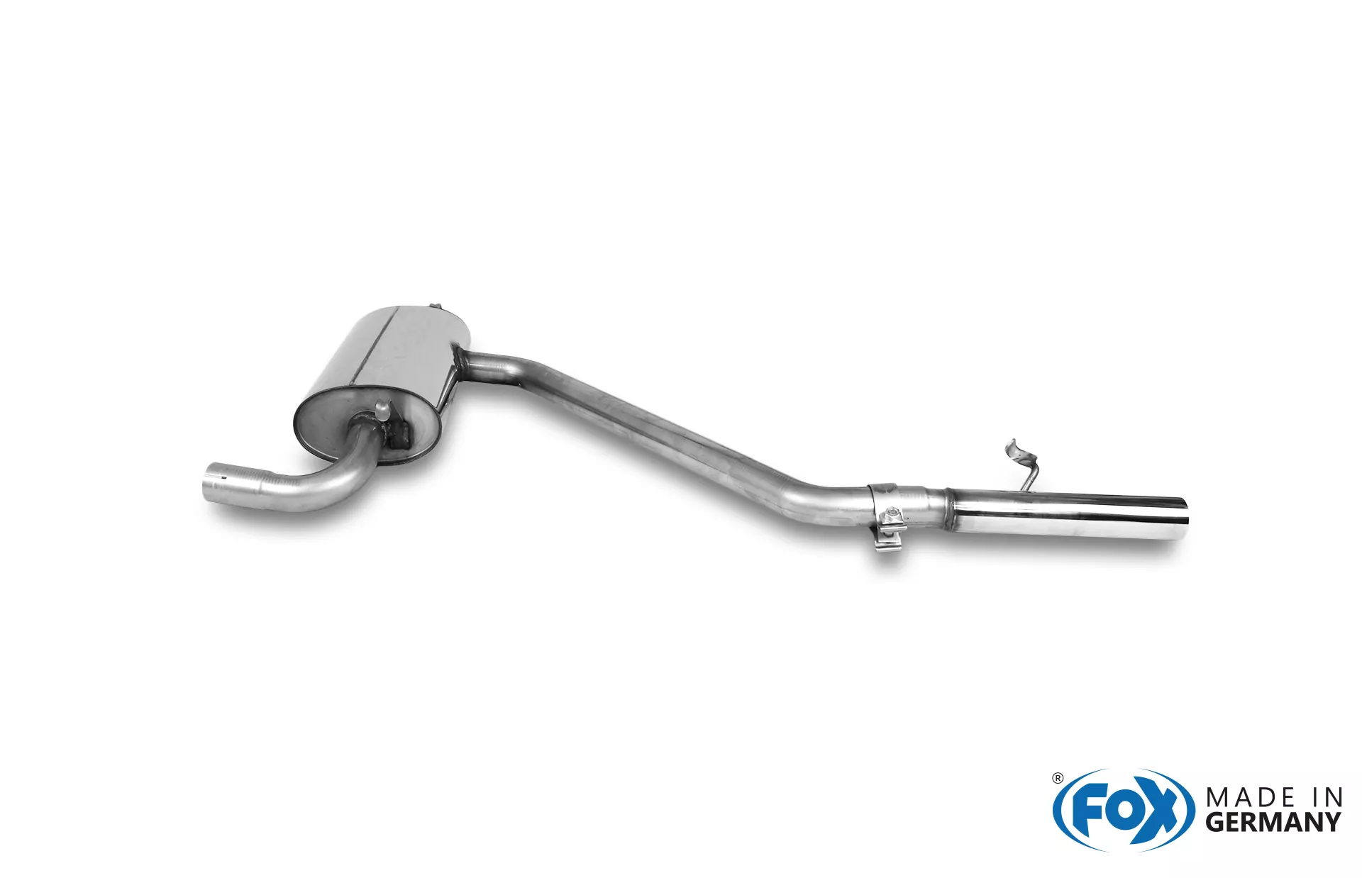 Hyundai i30N Performance + Fastback Endrohre passend auf den originalen Endschalldämpfer - 1x114 Typ 25 rechts/links mit eingefärbten Rand