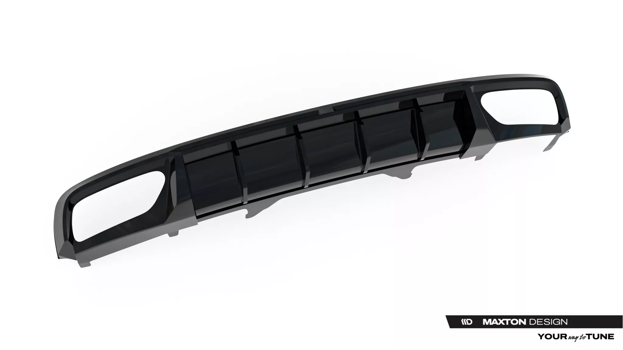 Diffusor Heck Ansatz Für Audi A4 / A4 S-Line Limousine / Avant B9 