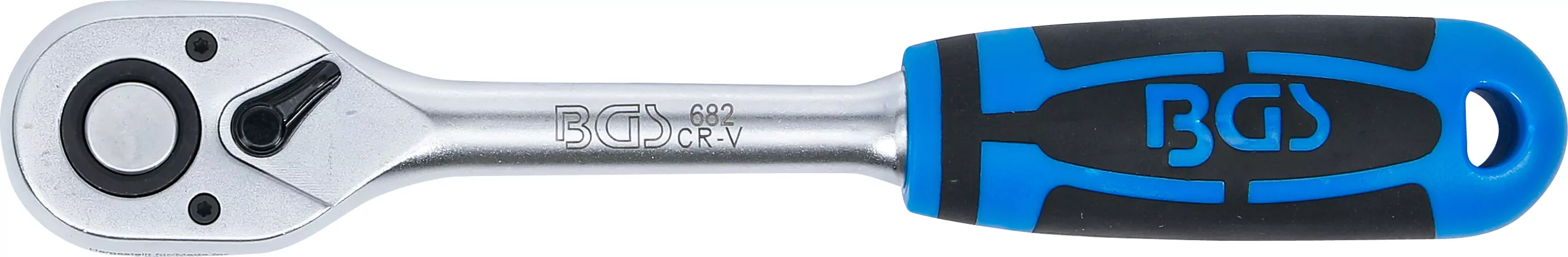 Umschaltknarre | gerade Ausführung | feinverzahnt | Abtrieb Außenvierkant 12,5 mm (1/2")