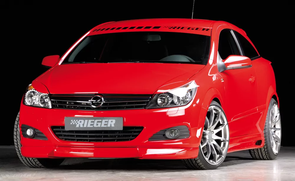 Rieger Spoilerlippe für Opel Astra H Twin-Top | Cabrio 09.05- nicht für OPC