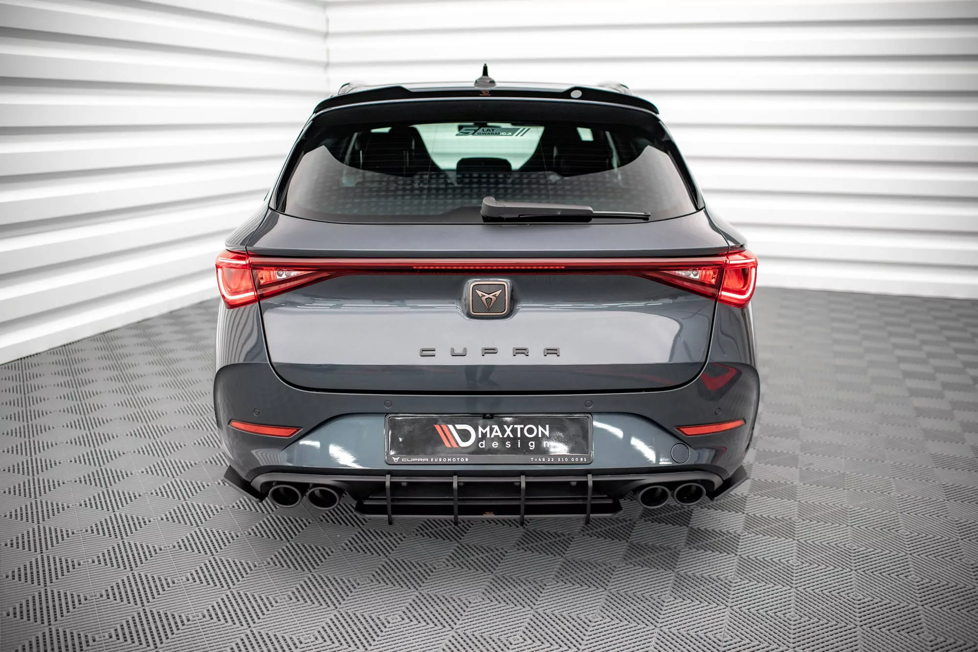 Street Pro Heck Ansatz Flaps Diffusor Für Cupra Leon ST Mk1