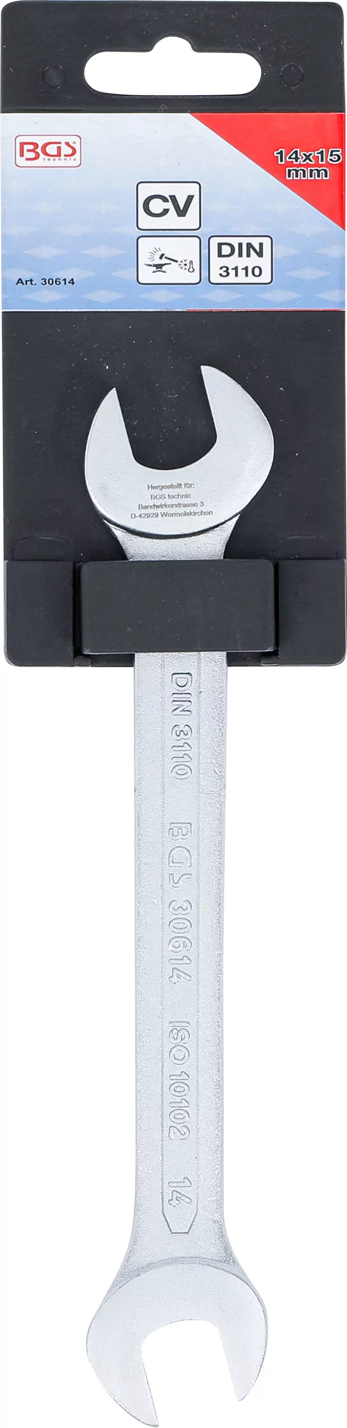 Doppel-Maulschlüssel | SW 14 x 15 mm