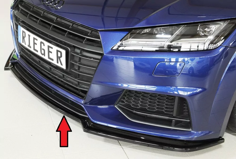 Rieger Spoilerschwert für Audi TT (8J-FV/8S) | Coupé 09.18- (ab Facelift) für orig. S-Line-Frontschürze