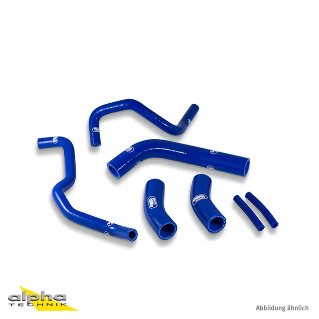 SAMCO SPORT Siliconschlauch Kit blau für Yamaha MT07 MT07 Moto Cage MT07 Tracer MT07 A Tracer 700 XSR 700