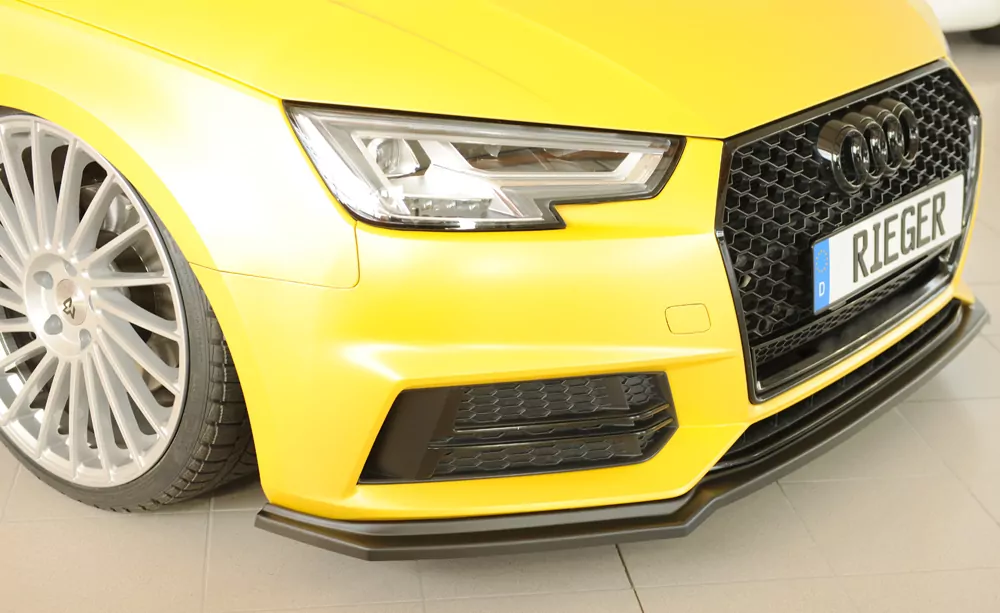 Rieger Spoilerschwert matt schwarz für Audi A4 (B9/F4) Avant 08.15-07.18 (bis Facelift 1)