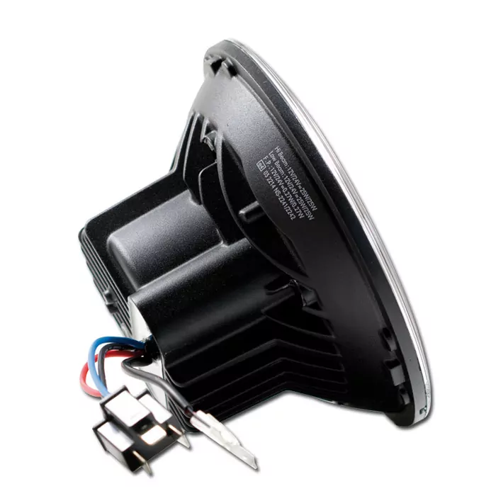 Led-scheinwerfereinsatz 7 Zoll, Chrom, Ø=176 Mm, Abblend/ Fern- Und Standlicht, 10 Led S, E-geprüft