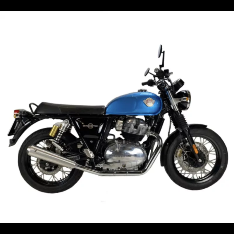 IXRACE Endschalldämpfer FULL LINE, ROYAL ENFIELD GT 650 / INTERCEPTOR 650 , links/rechts, slip on (Euro5) E-geprüft