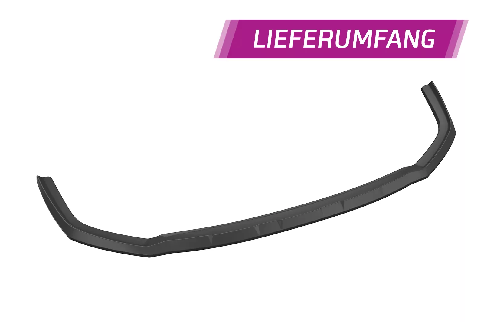 Cup-Spoilerlippe mit ABE für Kia XCeed CSL595 Schwarz Strukturiert