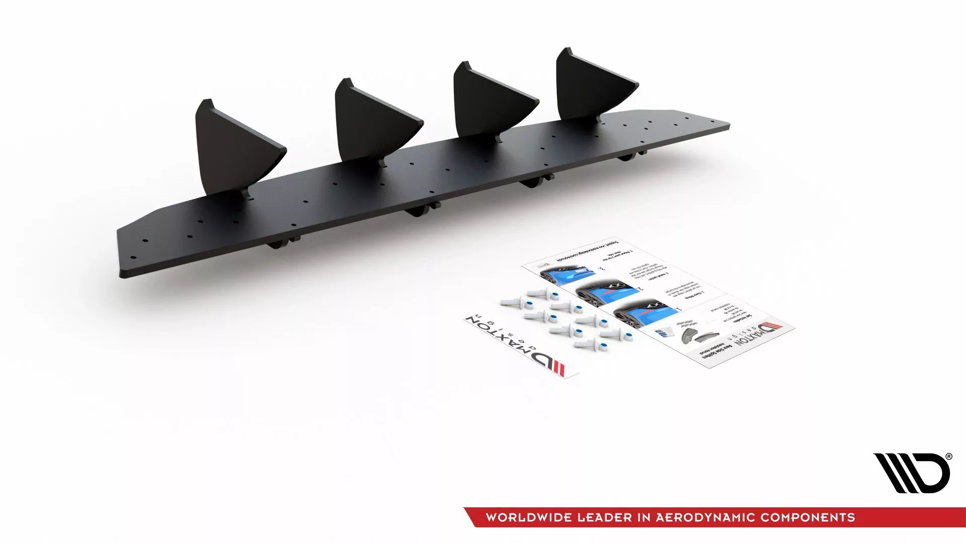 Robuster Heck Ansatz Flaps Diffusor Passend Für Diffusor V.2 Passend Für VW Golf 8