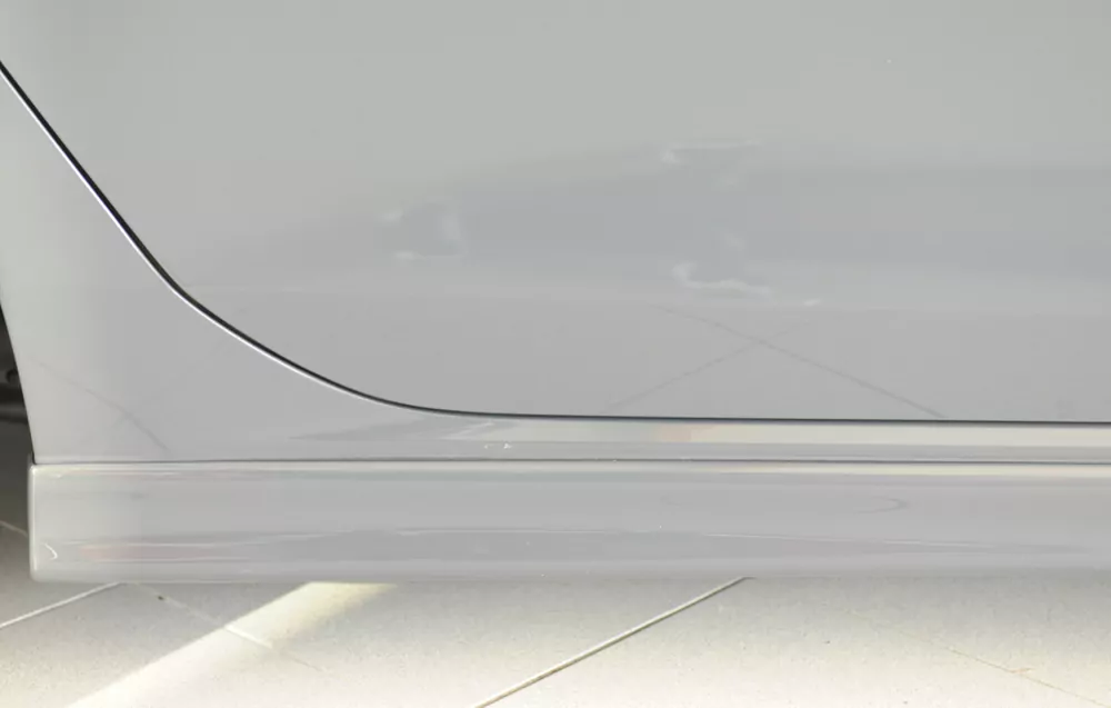 Rieger Seitenschweller rechts  (XS) matt schwarz für VW Golf 8 GTI 5-tür. 08.20-03.24 (bis Facelift)