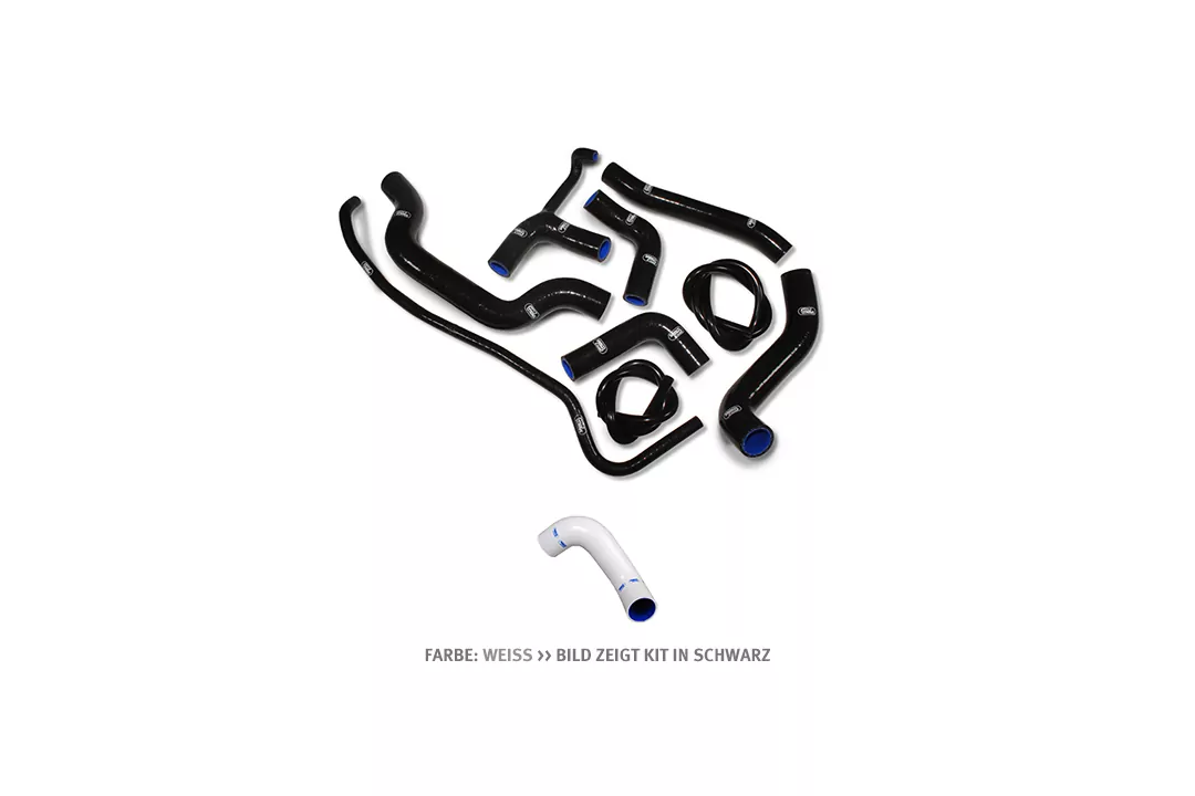 SAMCO SPORT Siliconschlauch Kit weiß für Ducati Monster 821S EURO 3 Monster 1200S R EURO 3 Modelljahr 2014-2016