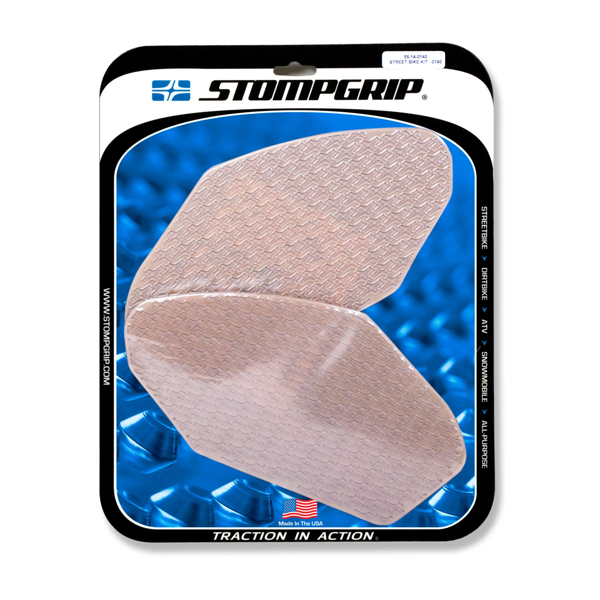 Stompgrip Traction Pad Icon für Kawasaki Ninja 650 17-22 Klar