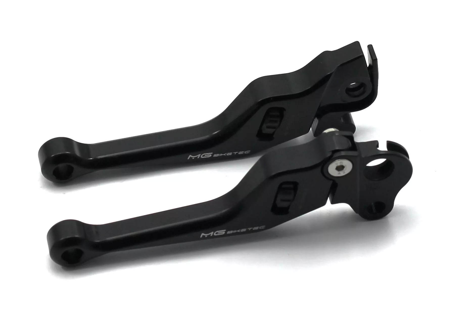 MG Biketec Bremshebel & Kupplungshebel Set - Kurz mit ABE, gültig in D - A - CH für Vespa PX 125 2T (Heng Tong Bremspumpe) ab 1984