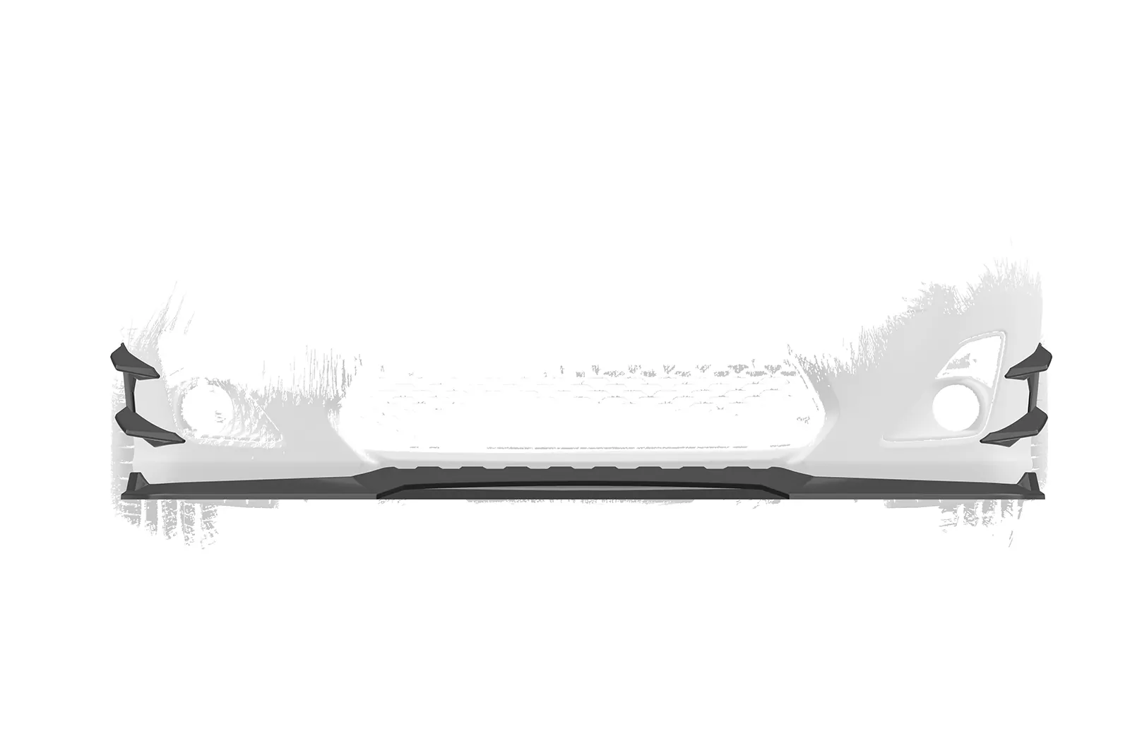 Performance Flaps für Toyota GT86 FP029 Schwarz Strukturiert