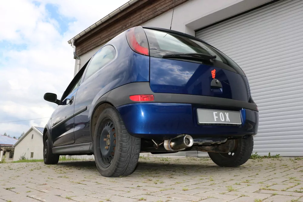 Opel Corsa C  Endschalldämpfer - 1x90 Typ 13