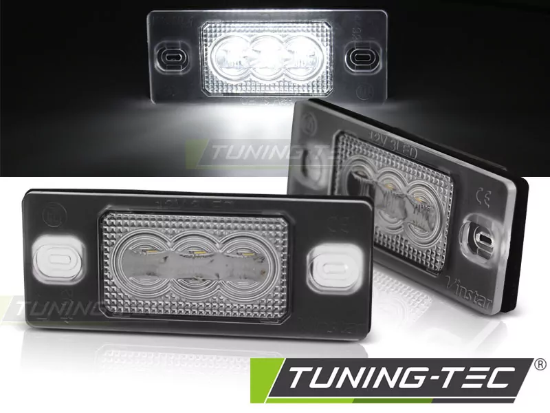 License Led Lights 3xled Fits Vw Tiguan / Touareg / Golf V Variant /  Porsche Cayenne With Canbus