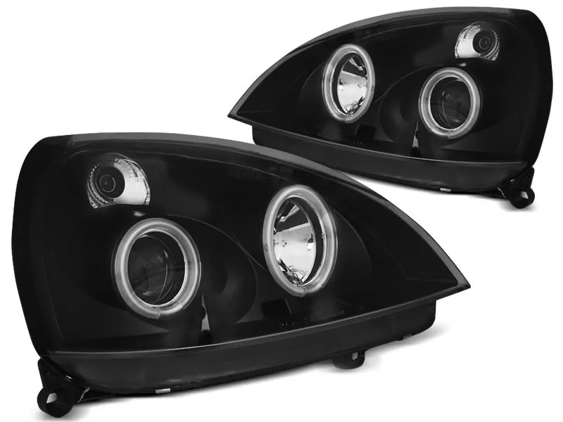 RENAULT CLIO II 06.01-09.05 ANGEL EYES CCFL BLACK