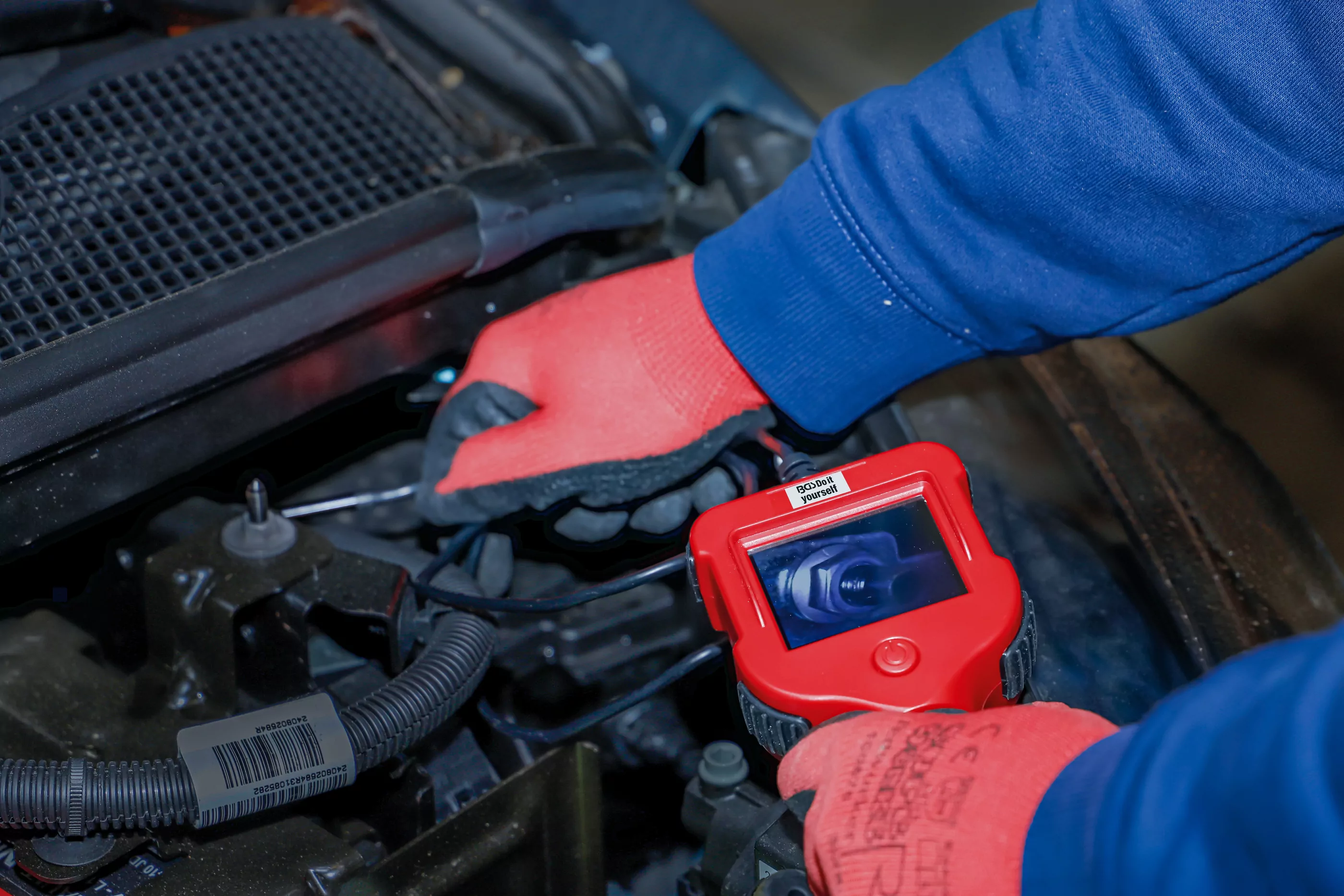 Endoskop-Farbkamera mit TFT-Monitor | Kamerakopf Ø 5,5 mm