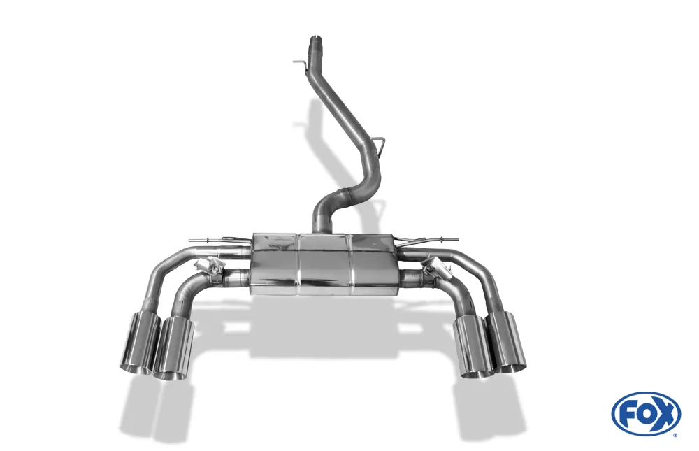 Audi S3 GY - Limousine  Halbanlage ab OPF mit Abgasklappen - 2x114 Typ 25 rechts/links