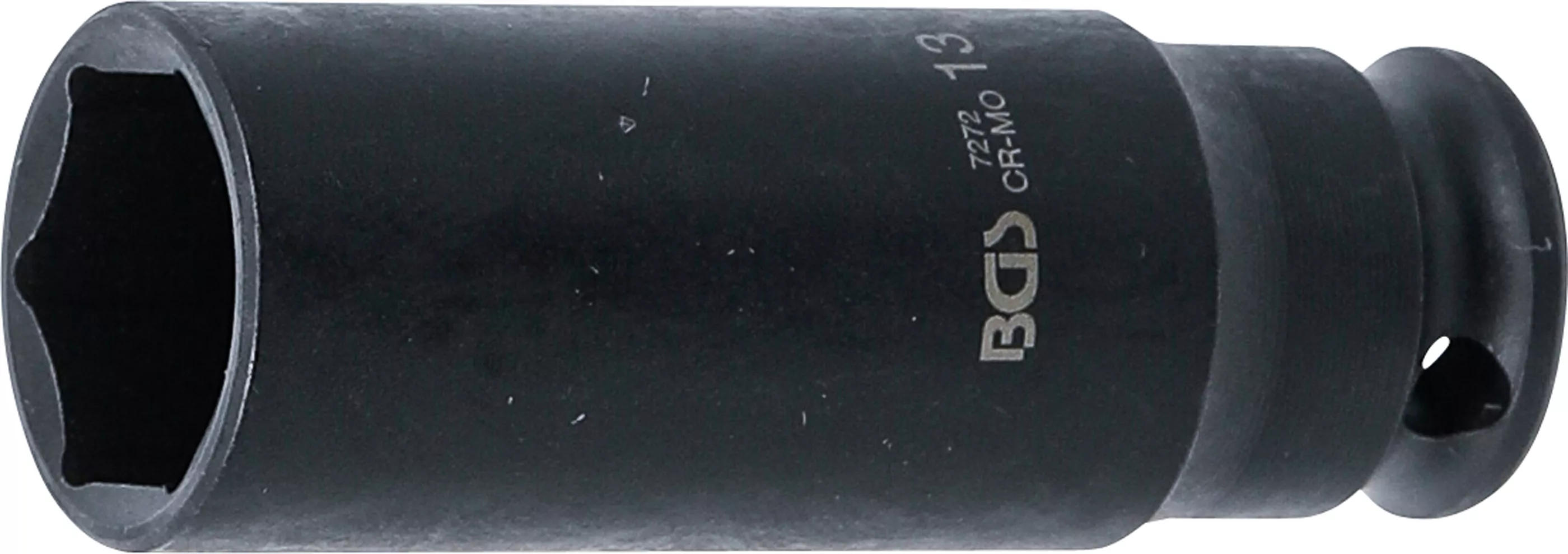 Kraft-Steckschlüssel-Einsatz Sechskant, tief | Antrieb Innenvierkant 6,3 mm (1/4") | SW 13 mm