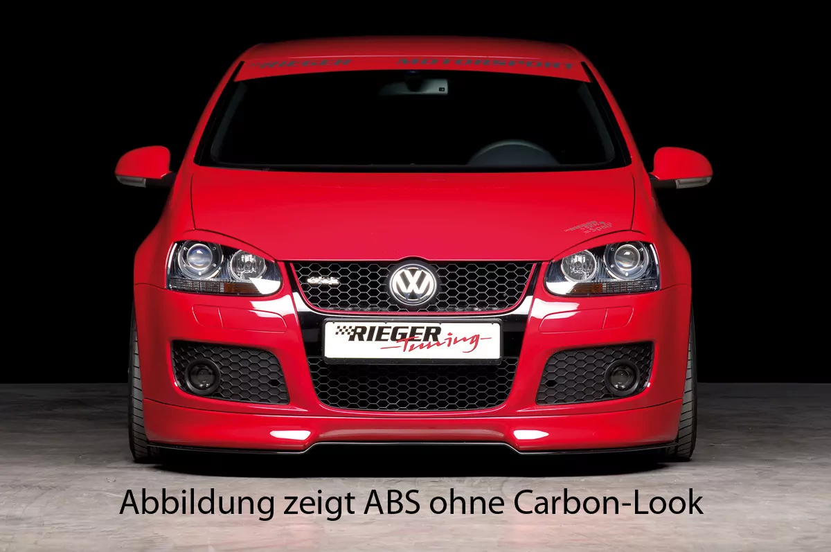 Rieger Spoilerschwert für VW Golf 5 - GTI  für Spoilerlippe 59400 (nur GTI/GT) carbon optik