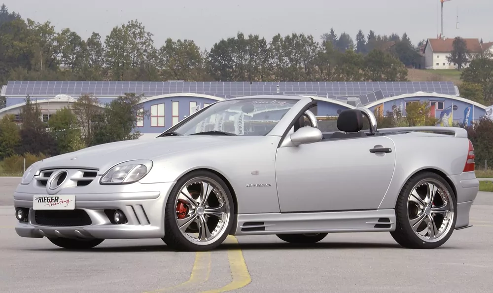 Rieger Seitenschweller für Mercedes SLK (R170) -  01.01- carbon optik