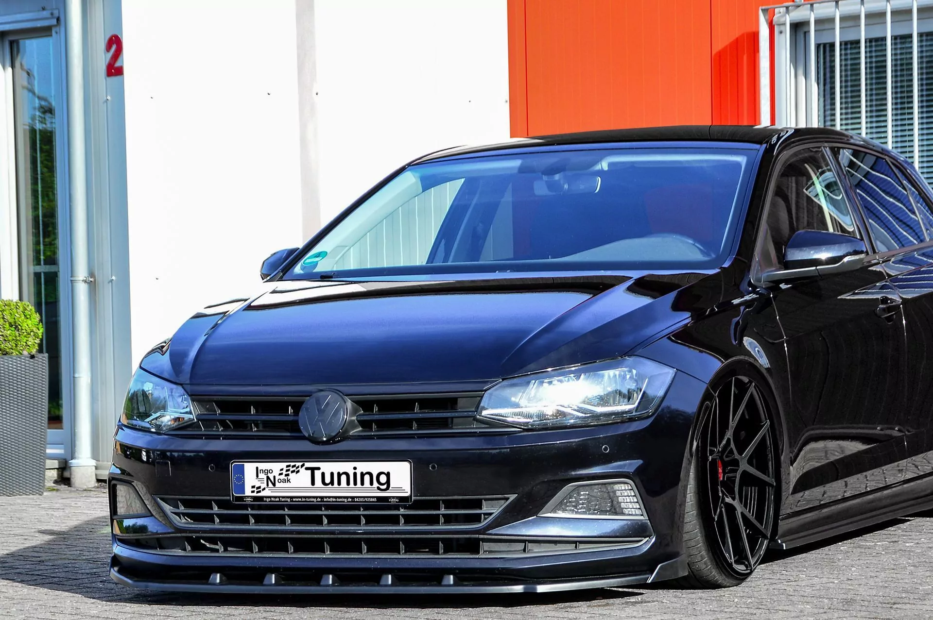 Spoilerschwert Cuplippe V2 mit Wings für VW Polo 6 2G
