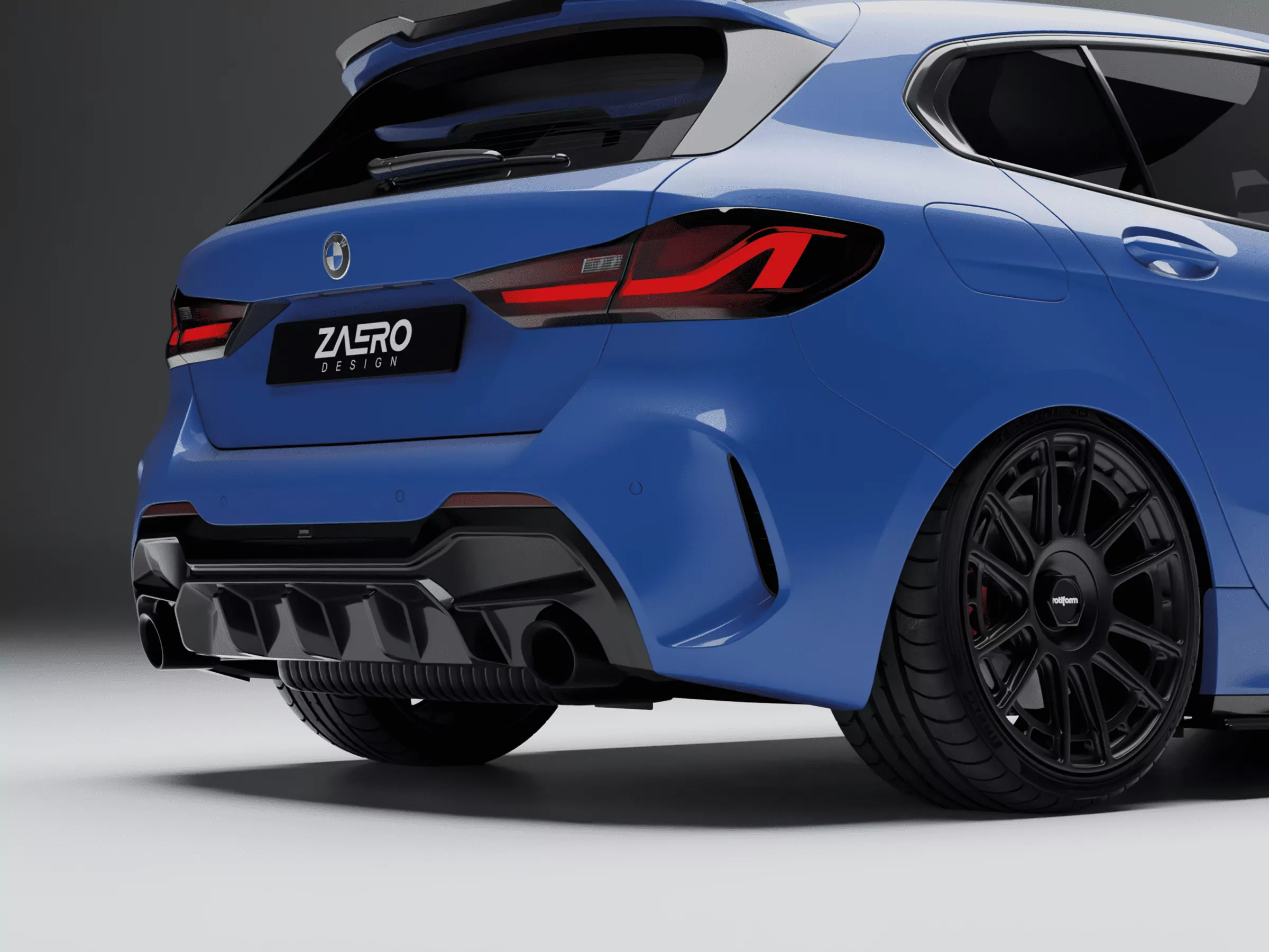 EVO-1 Diffusor für BMW 1er F40 - 120 | 125 | 128ti | M135