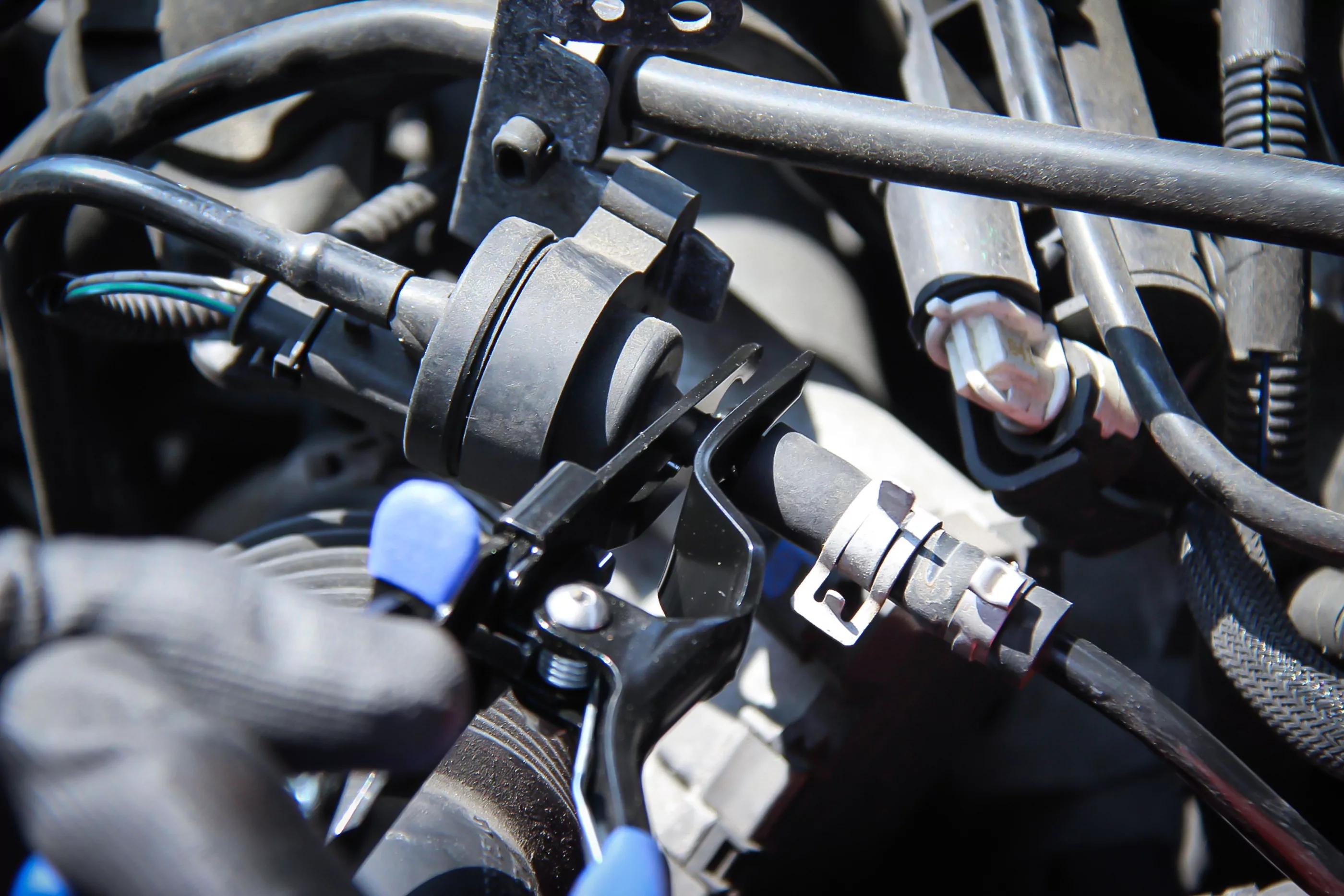 Schlauch-Abstreifzange | arretierbar | 202 mm