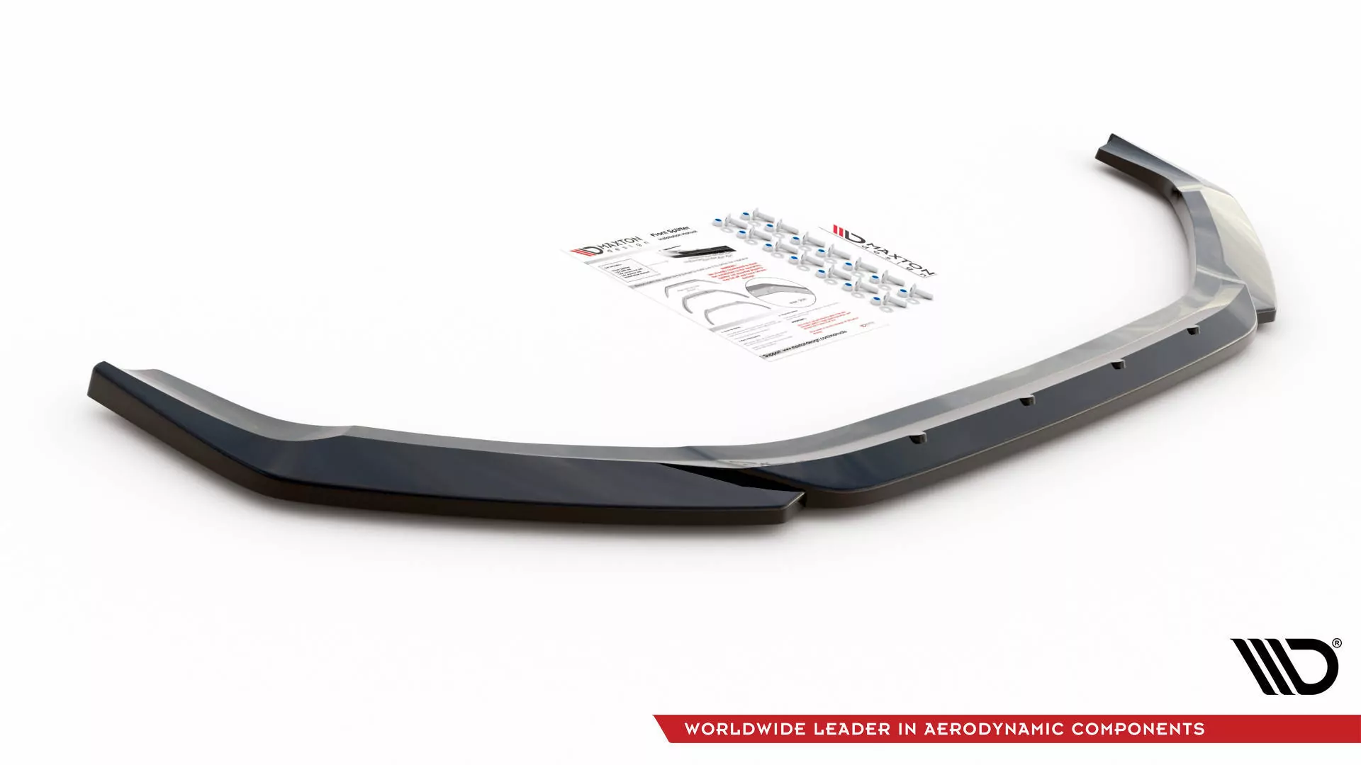 Front Ansatz V.3 Für Hyundai I20 N Mk3 Schwarz Hochglanz