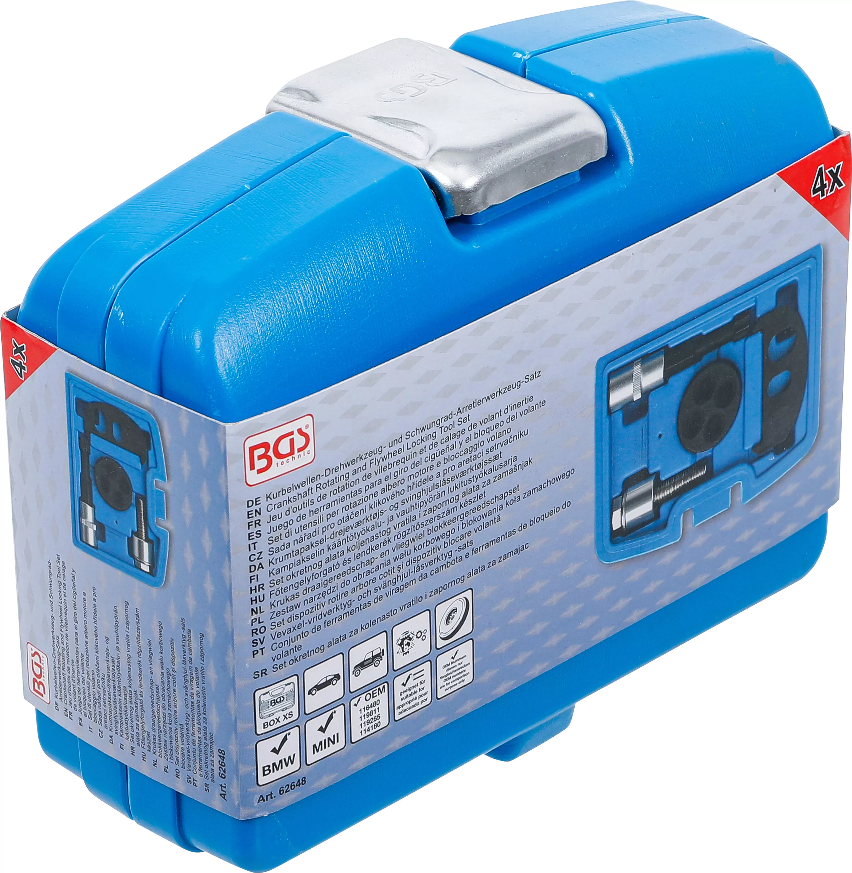 Kurbelwellen-Drehwerkzeug- und Schwungrad-Arretierwerkzeug-Satz | für BMW, MINI