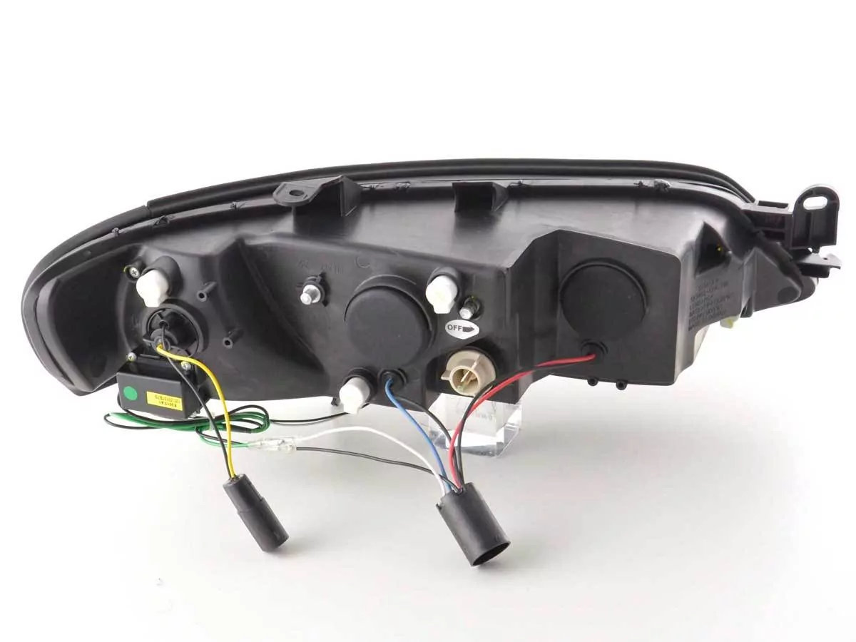Scheinwerfer Set Daylight LED TFL-Optik Opel Vectra B Bj. 96-99 schwarz