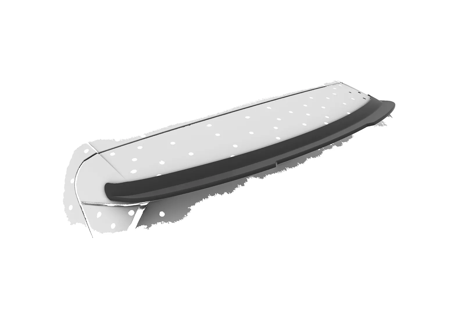 Heckflügel mit ABE für Audi A6 C8 (Typ 4K/F2) Avant HF664 Schwarz Strukturiert