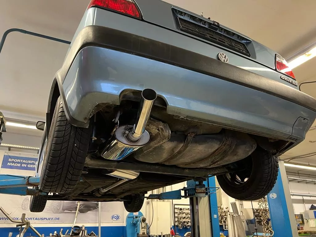 VW Golf II Typ 19E  Endschalldämpfer - 1x63 Typ 10