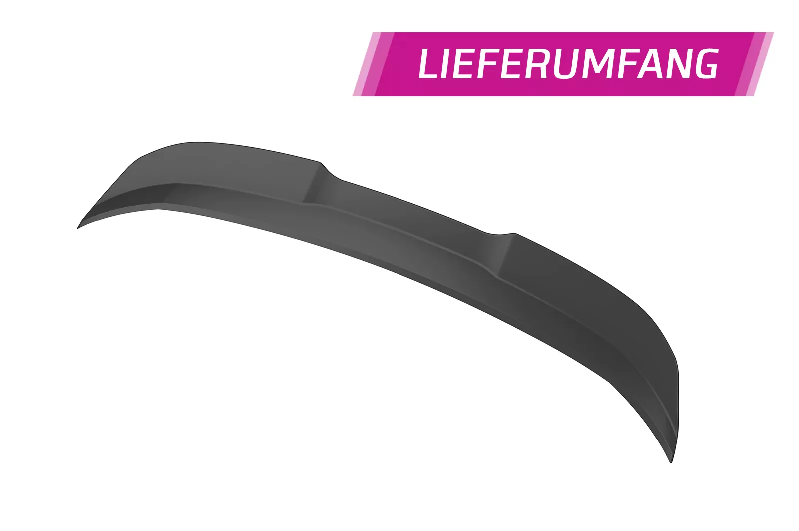 Heckflügel mit ABE für Peugeot 308 (P51) SW HF040 Schwarz Strukturiert