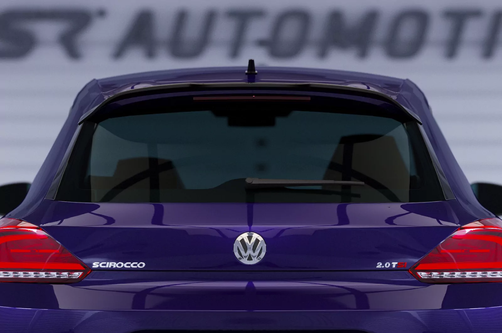 Heckflügel mit ABE für VW Scirocco III HF598 Strukturiert (schwarz matt)