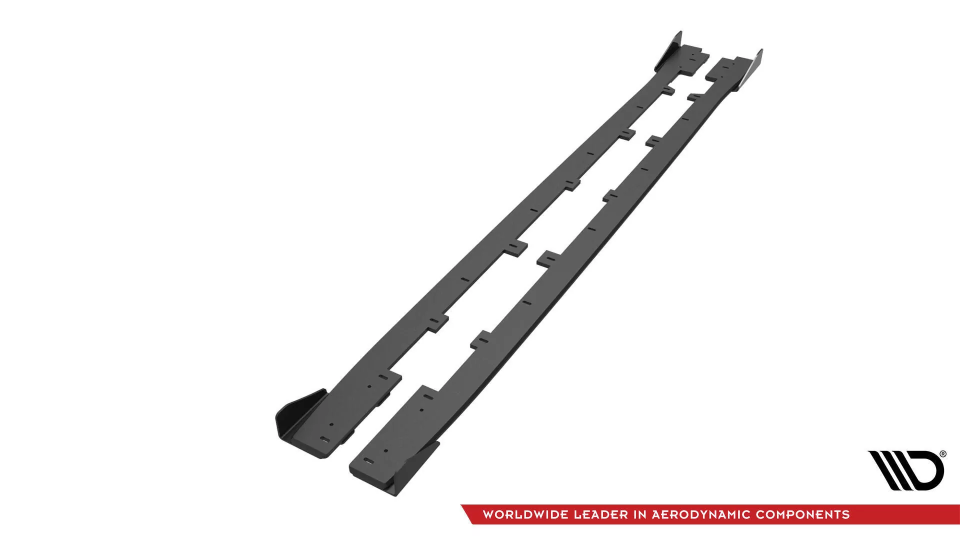 Street Pro Seitenschweller Ansatz Für + Flaps Subaru WRX STI Mk1 Schwarz Hochglanz