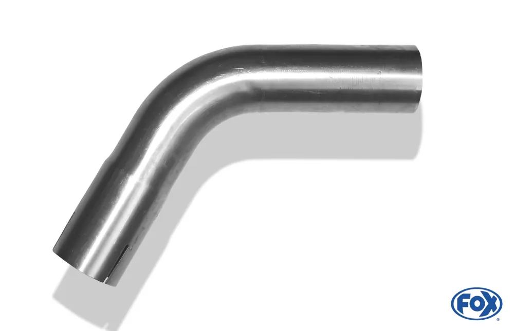 Uni-Rohrbogen 60° geweitet - d1Ø 55mm Schenkellänge L1: ca. 130mm - Radius: 82,5mm