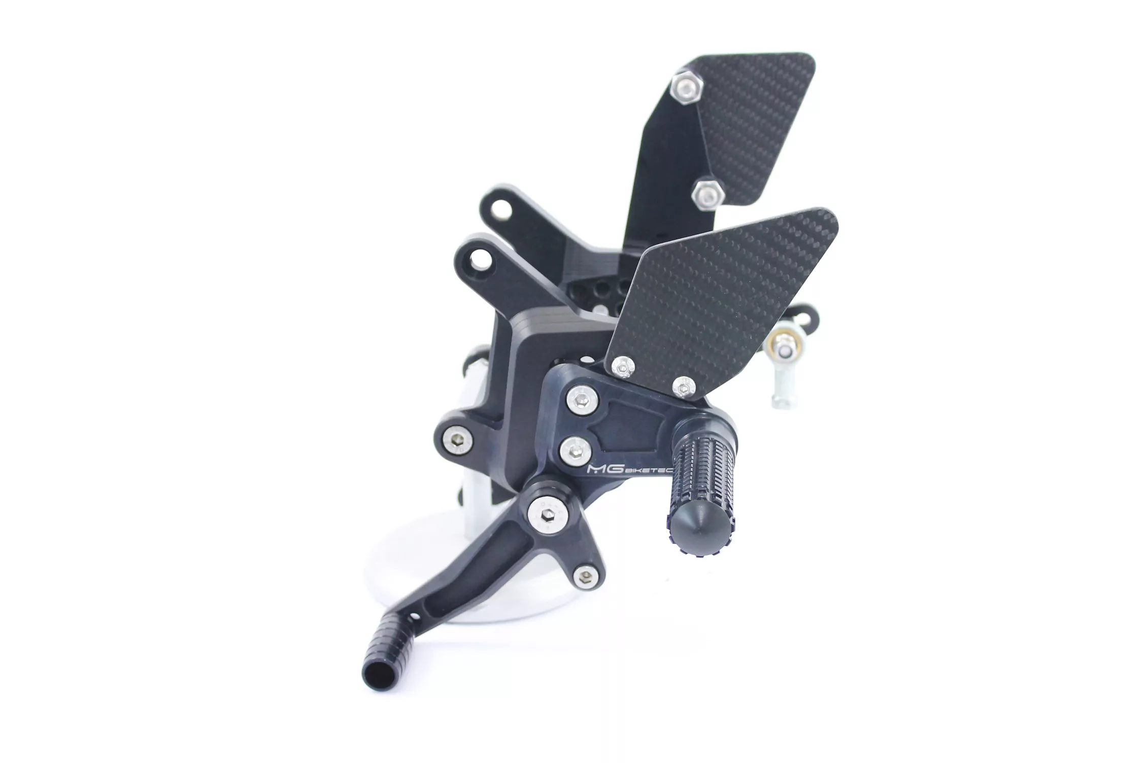 MG Biketec Sportfussrastenanlage / Rastenanlage / Fußrastenanlage mit ABE, gültig in D - A - CH für Kawasaki ZX-10R ab 2011-2015