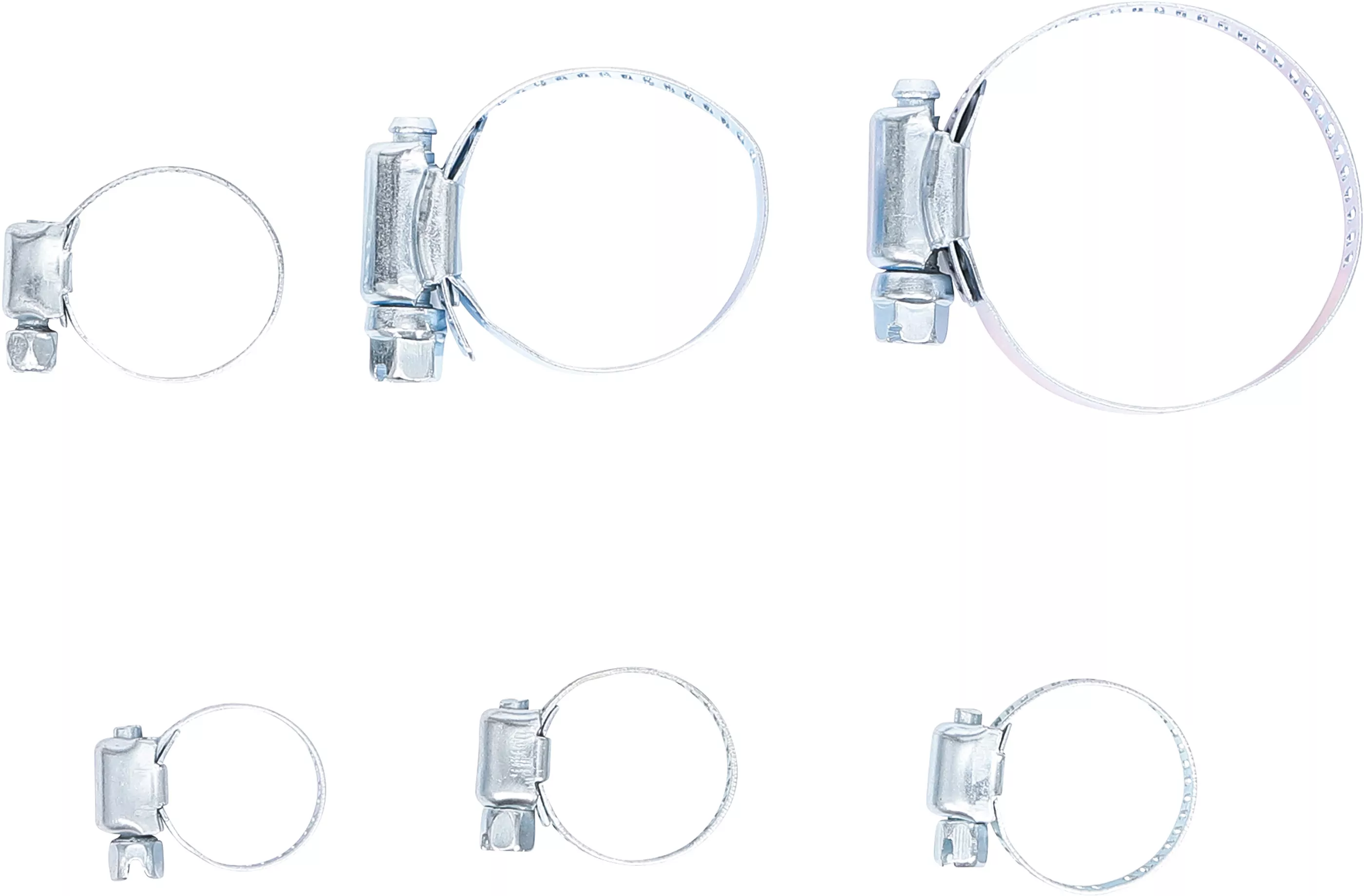 Schlauchklemmen-Sortiment | Ø 4 - 45 mm | 6-tlg.