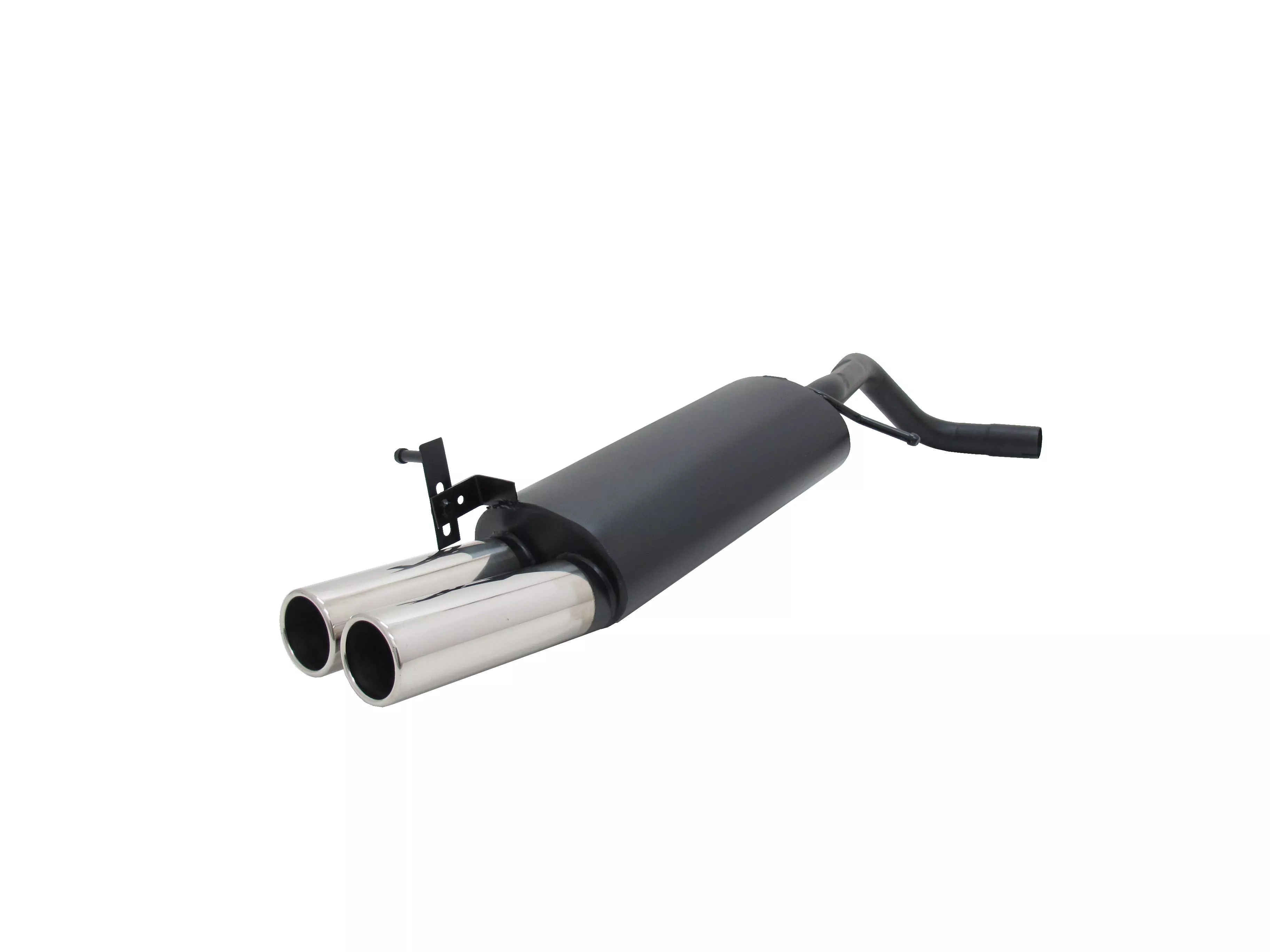 Novus Edelstahl Sportauspuff für VW Polo 9N / 9N3 2x76mm