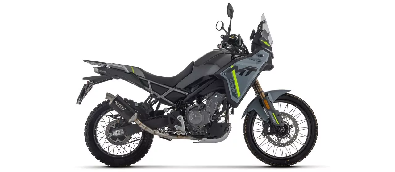 ARROW INDY-RACE Aluminium Schwarz CF MOTO 450 MT 2025-
