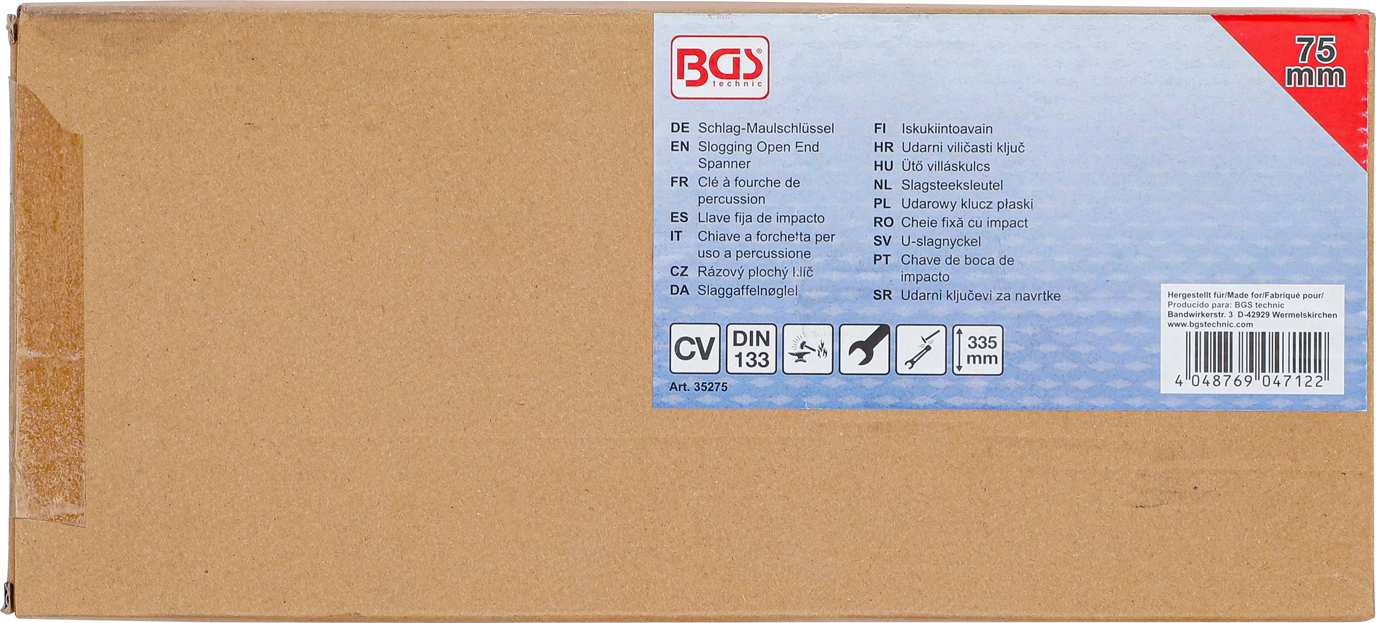 Schlag-Maulschlüssel | SW 75 mm