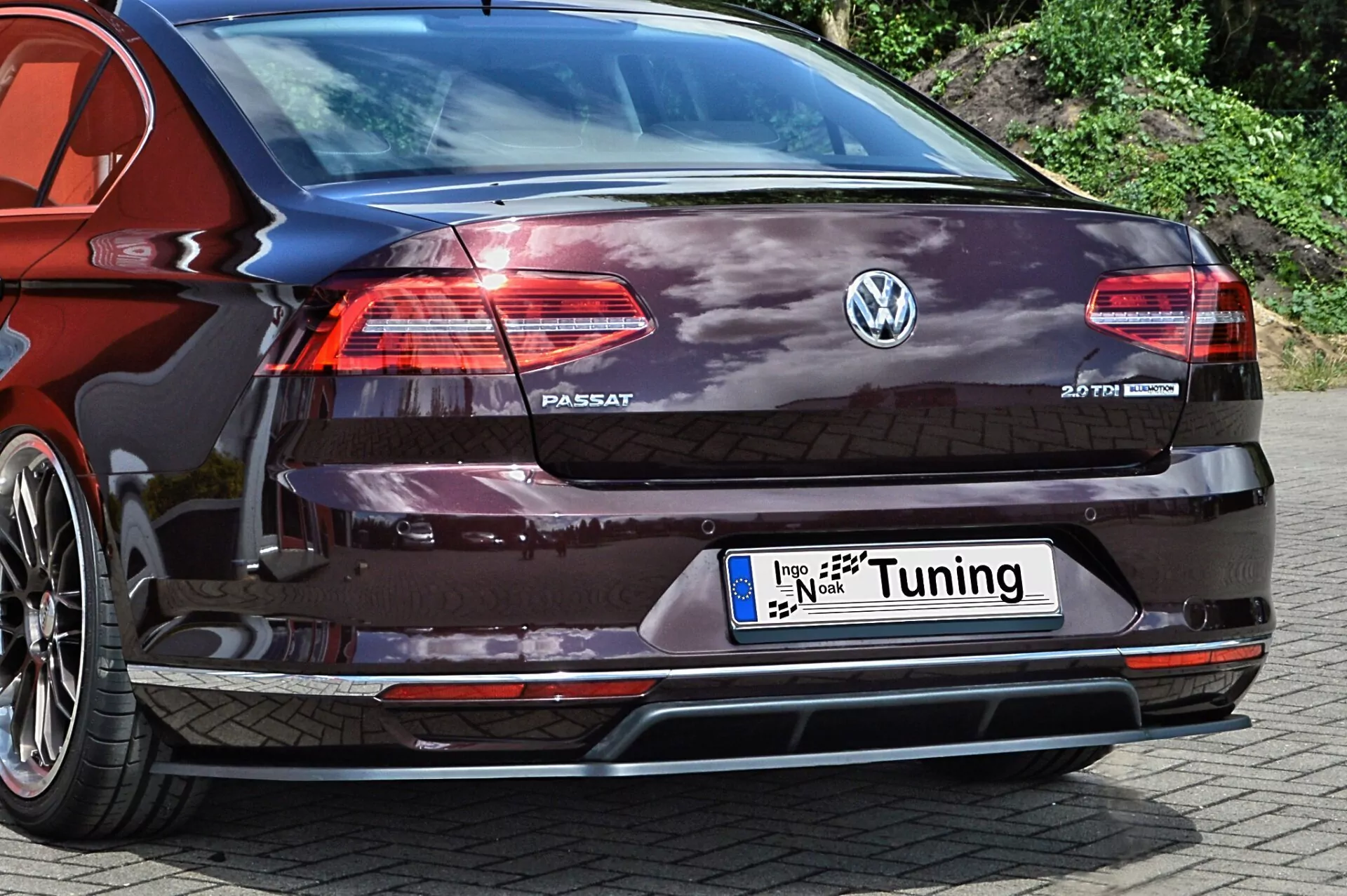 Heckansatz mit Cuplippe für VW Passat 3G B8